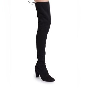 STUART WEITZMAN Alllegs Ultrastretch Suede Thigh-High Boots Size 8